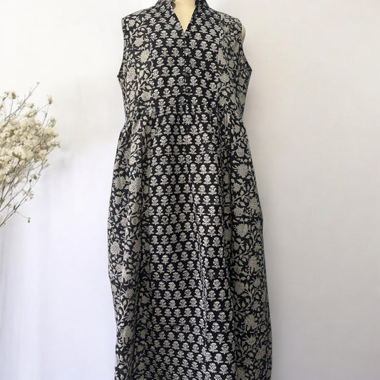 NEW !! Double Block Print Dress - ダブルブロックプリントのワンピース
