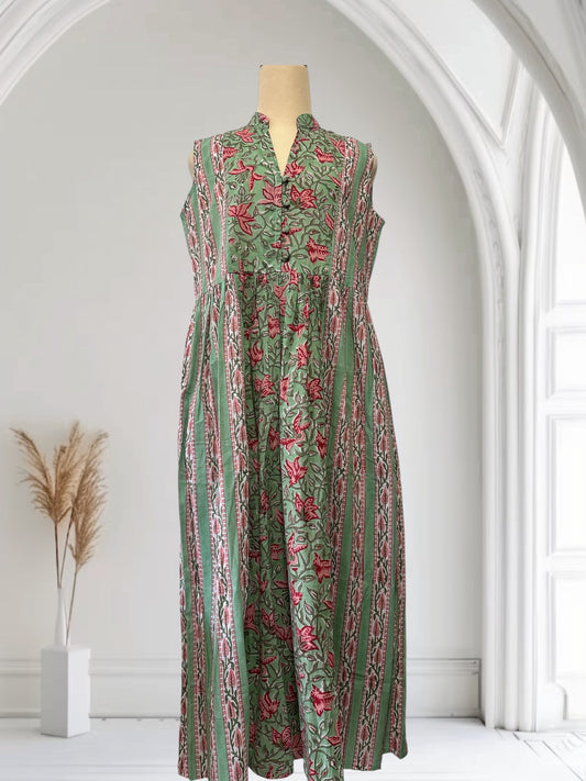 NEW Double Block Print Dress - ダブルブロックプリントのワンピース