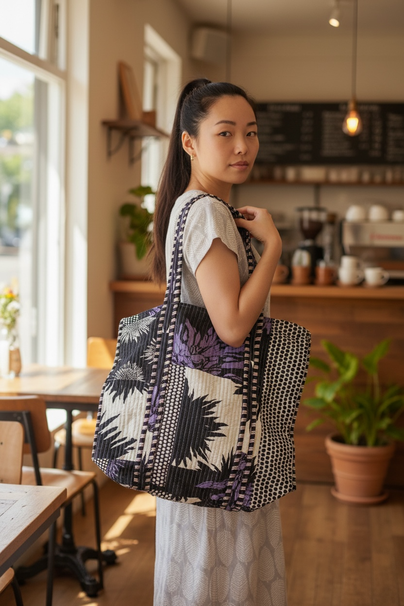 NEW Quilted Tote Bag キルティングトートバッグ