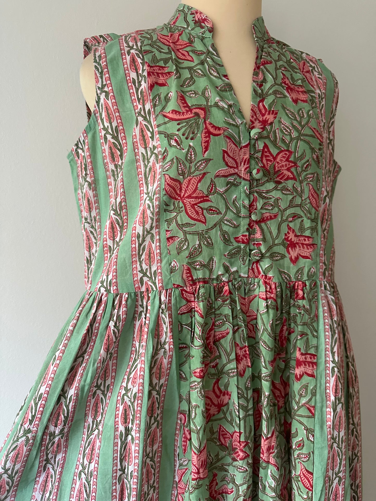 NEW Double Block Print Dress - ダブルブロックプリントのワンピース