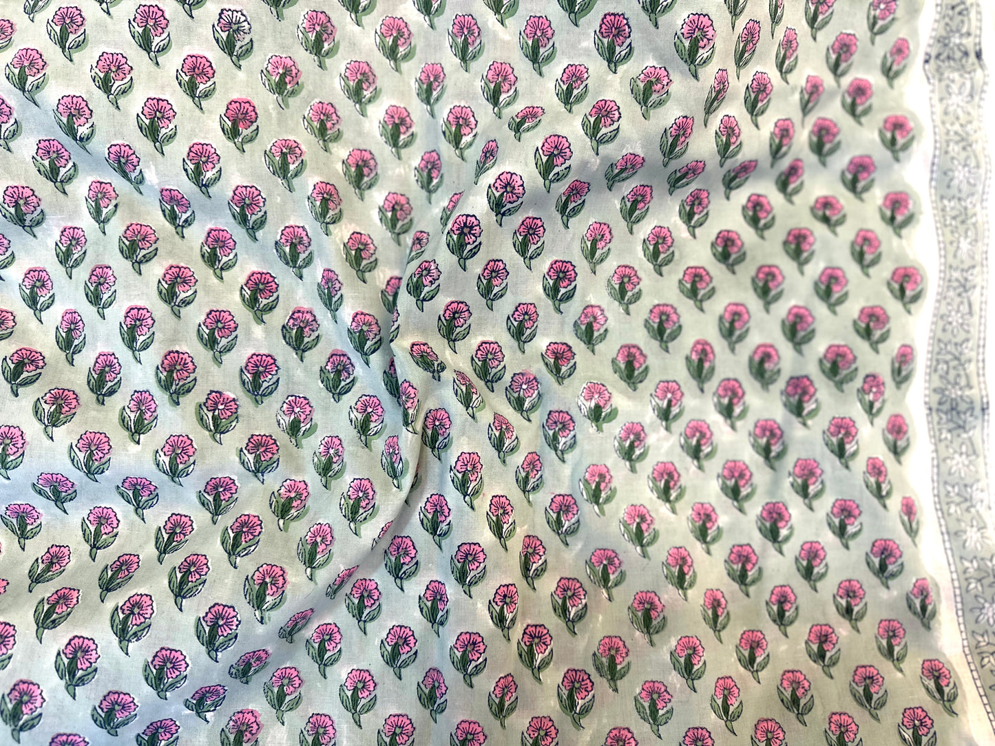Wanna be Pretty ブロックプリントIndian cotton 100%