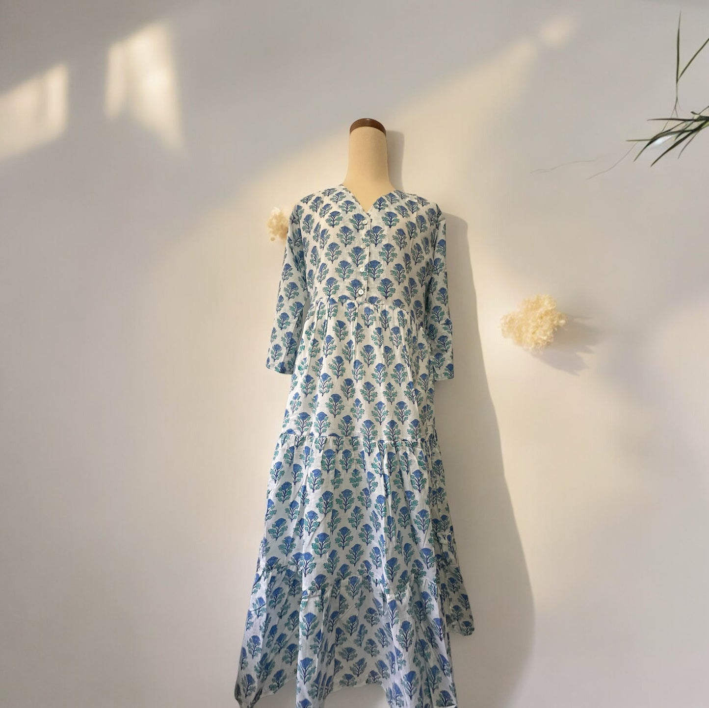 Design A / Quarter Sleeve Dress- 七部袖スリーブワンピース