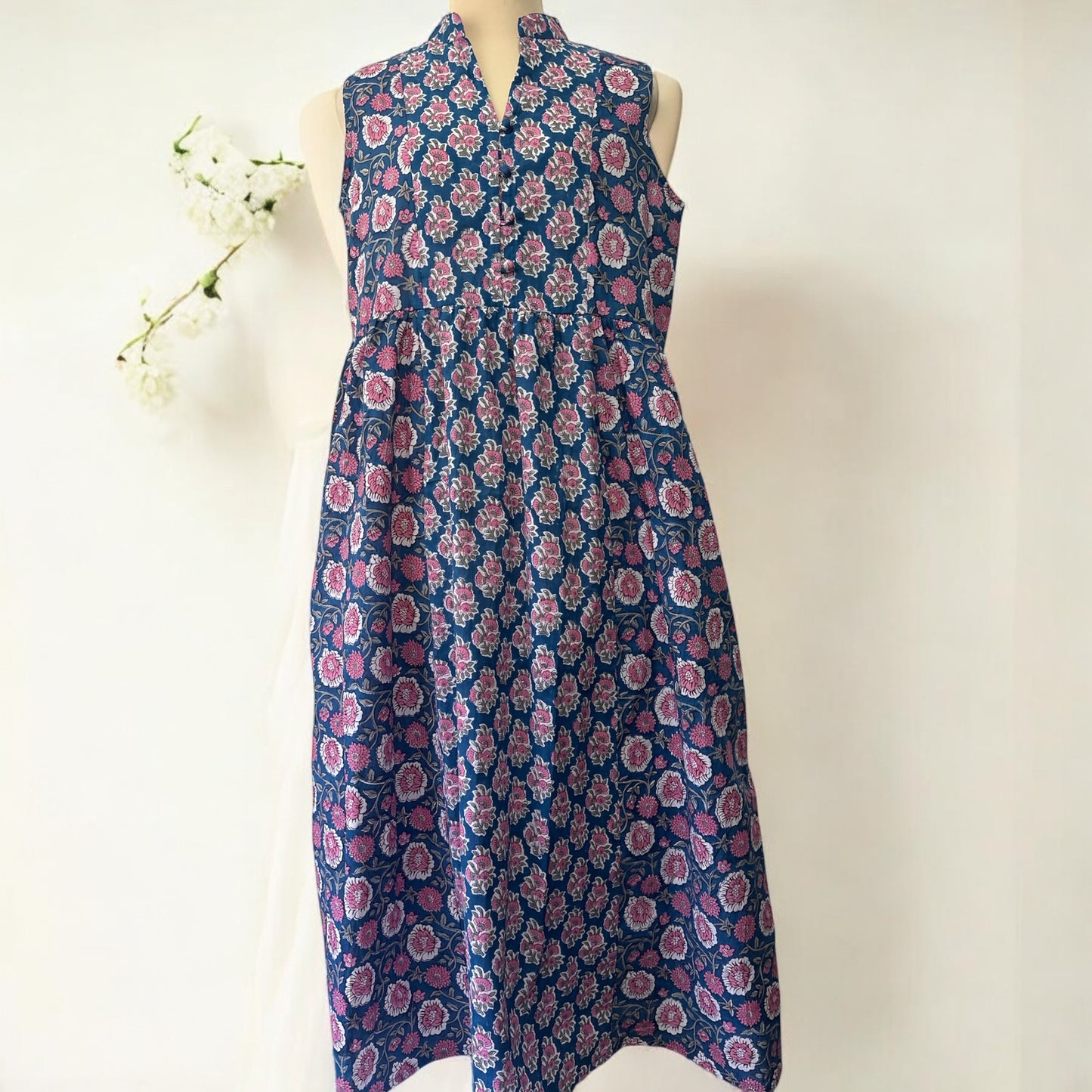 NEW !! Double Block Print Dress - ダブルブロックプリントのワンピース