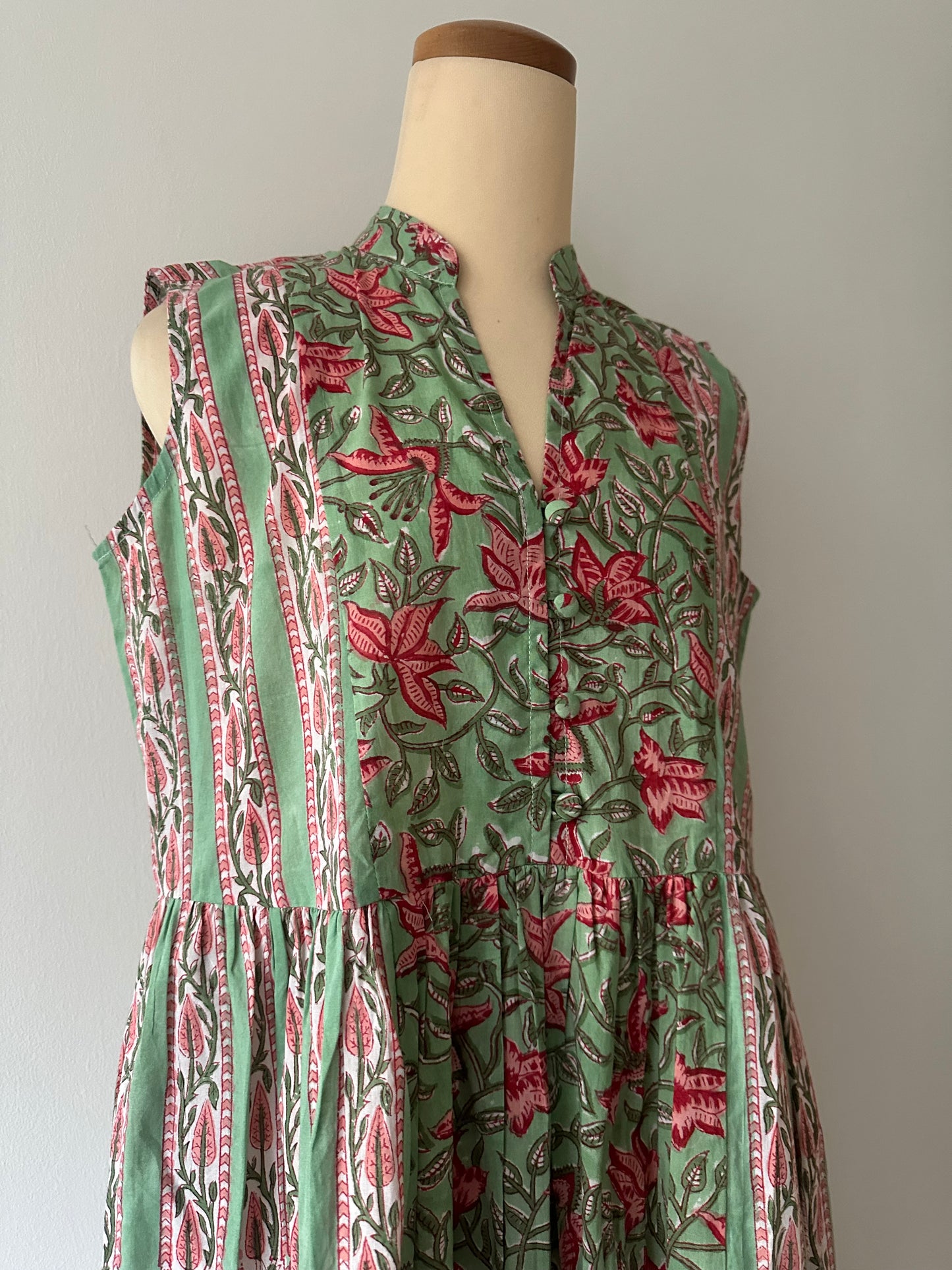 NEW Double Block Print Dress - ダブルブロックプリントのワンピース