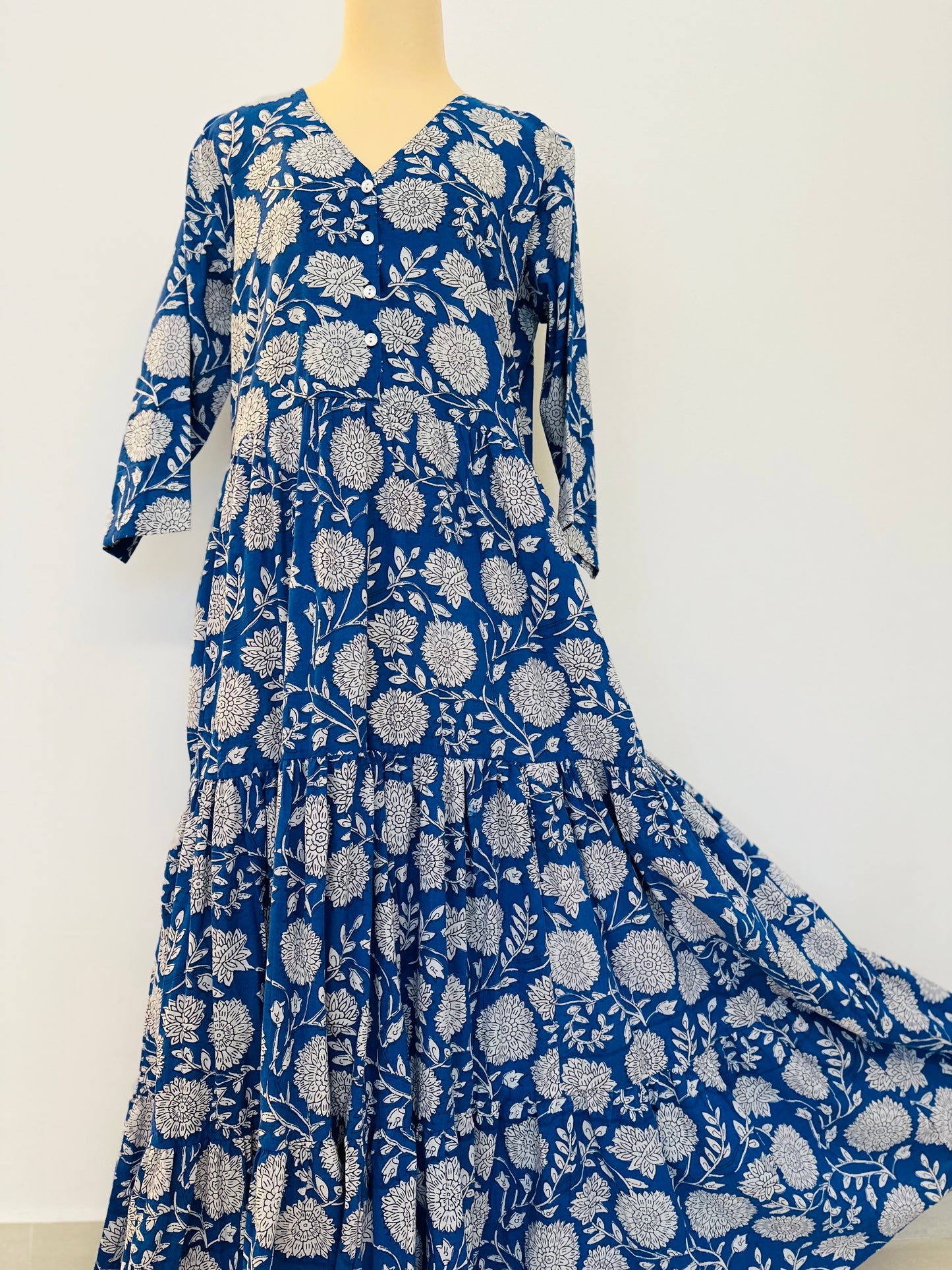 Design A / Quarter Sleeve Dress- 七部袖スリーブワンピース