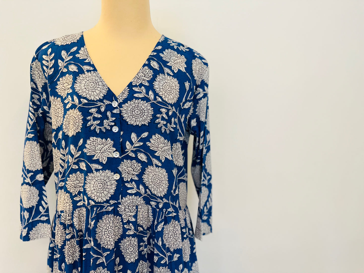 Design A / Quarter Sleeve Dress- 七部袖スリーブワンピース