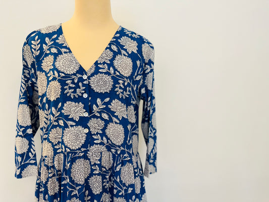 Design A / Quarter Sleeve Dress- 七部袖スリーブワンピース