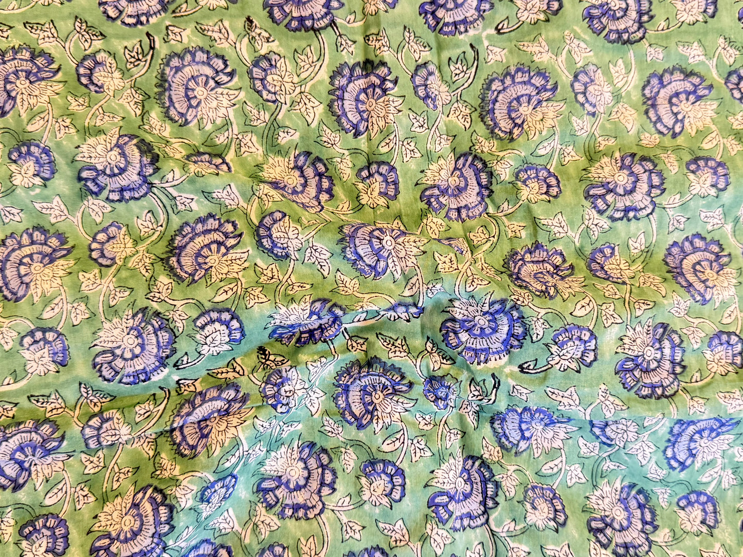 Posh Summer ブロックプリントIndian cotton 100%