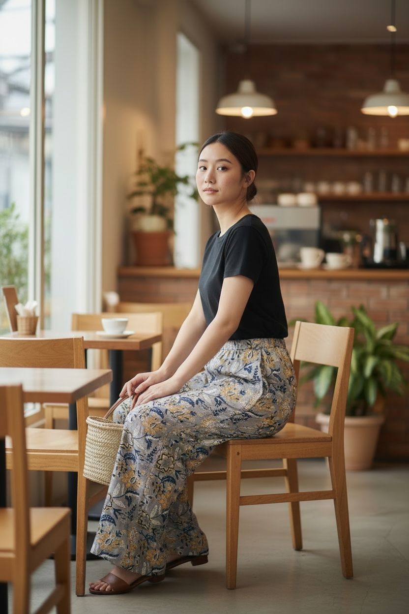 NEW ! Block Print Pants インド綿ブロックプリントパンツ