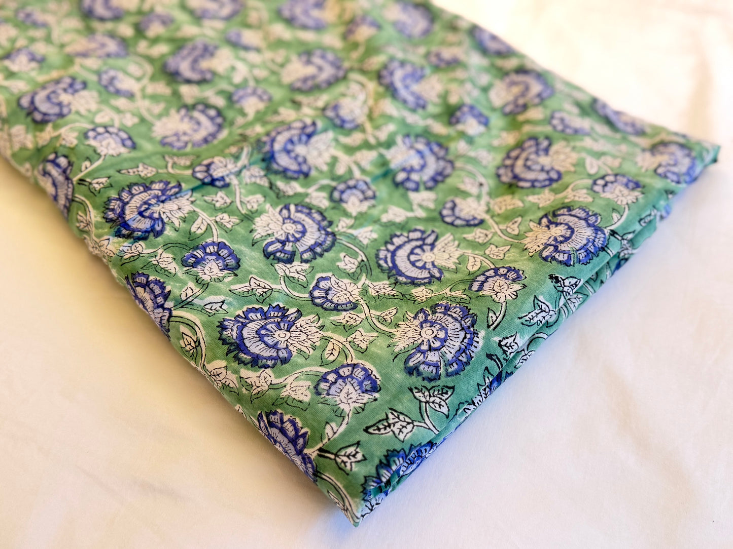 Posh Summer ブロックプリントIndian cotton 100%