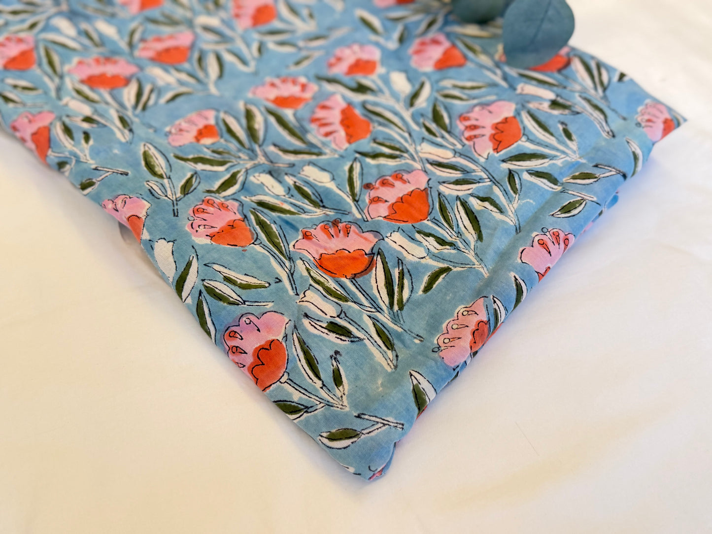 Tulip Yard ブロックプリントIndian cotton 100%