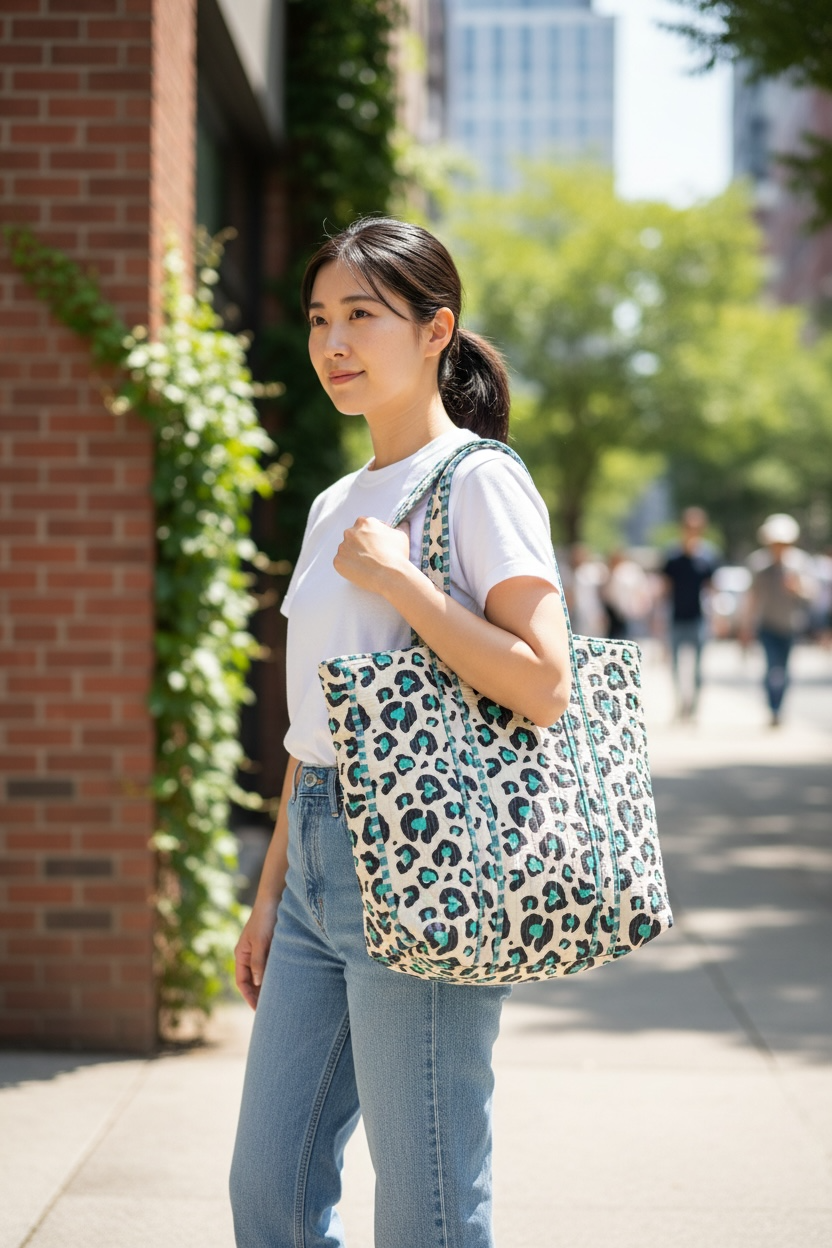 NEW Quilted Tote Bag キルティングトートバッグ