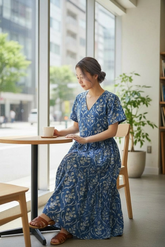 NEW Flair Sleeve Dress フレアスリーブワンピース