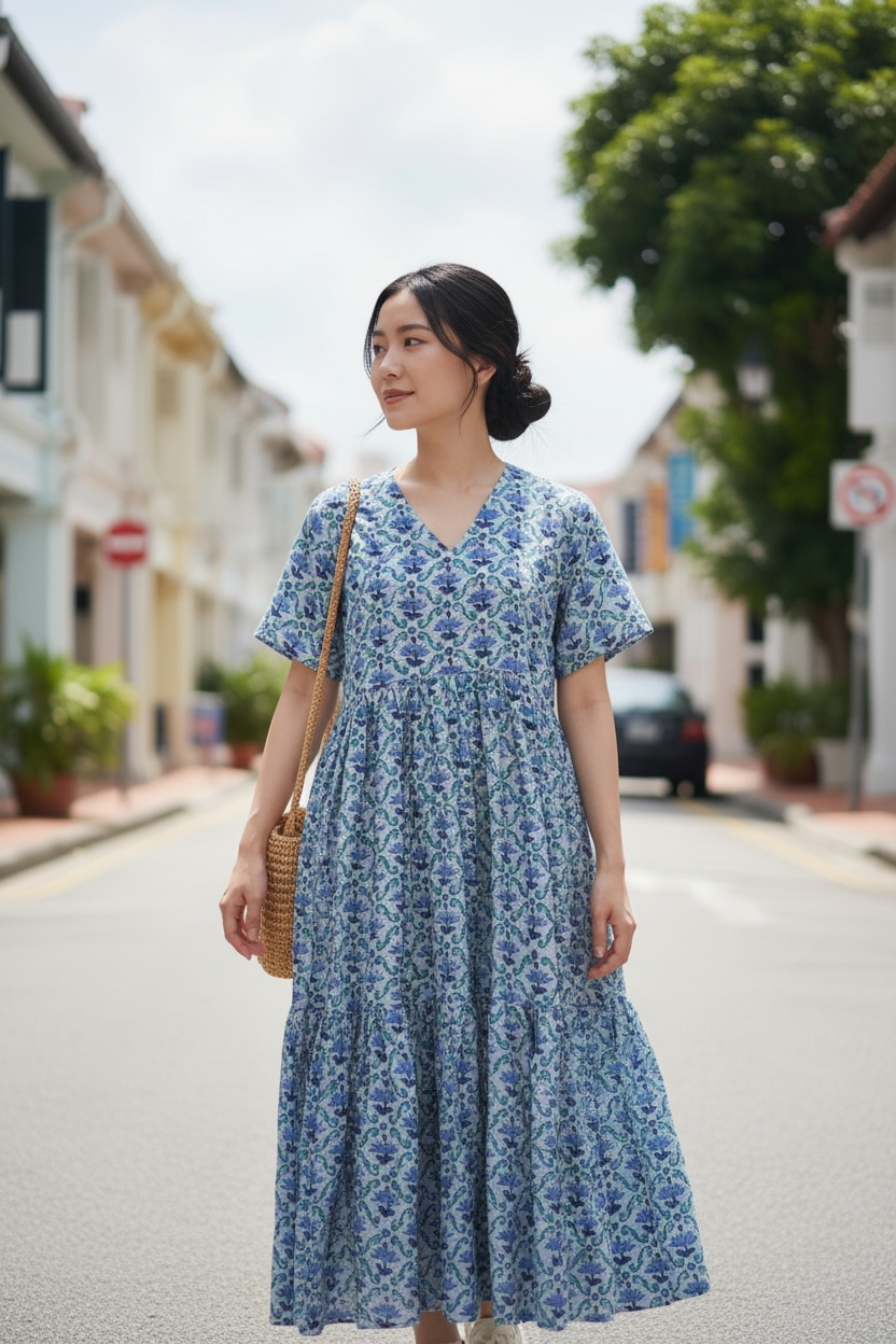 NEW Flair Sleeve Dress フレアスリーブワンピース