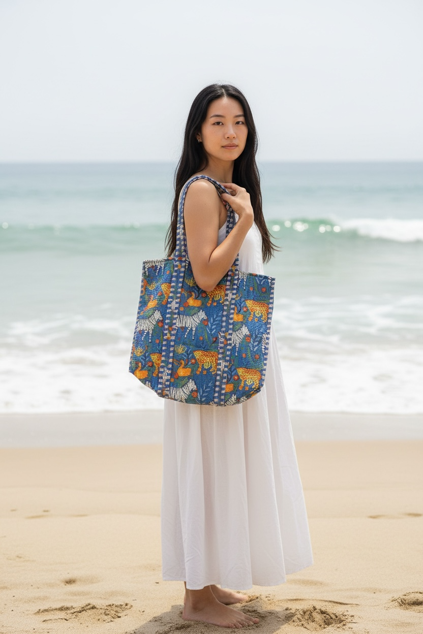NEW Quilted Tote Bag キルティングトートバッグ
