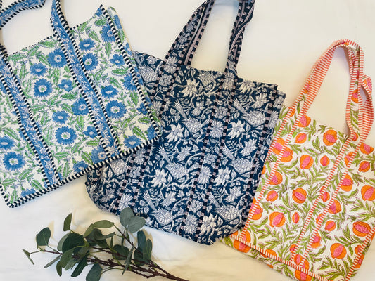 Quilted Tote Bag キルティングトートバッグ